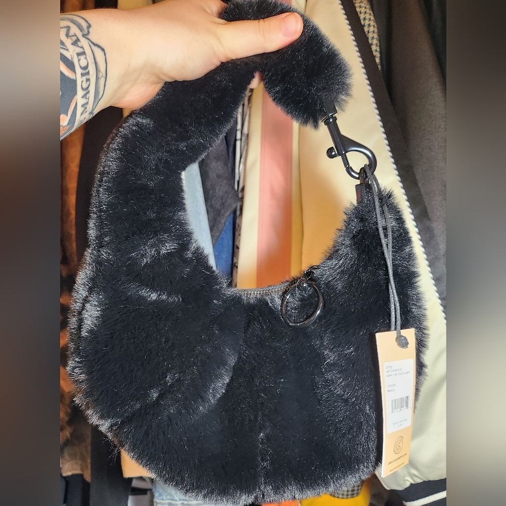 Rebecca Minkoff Mini Fur Croissant